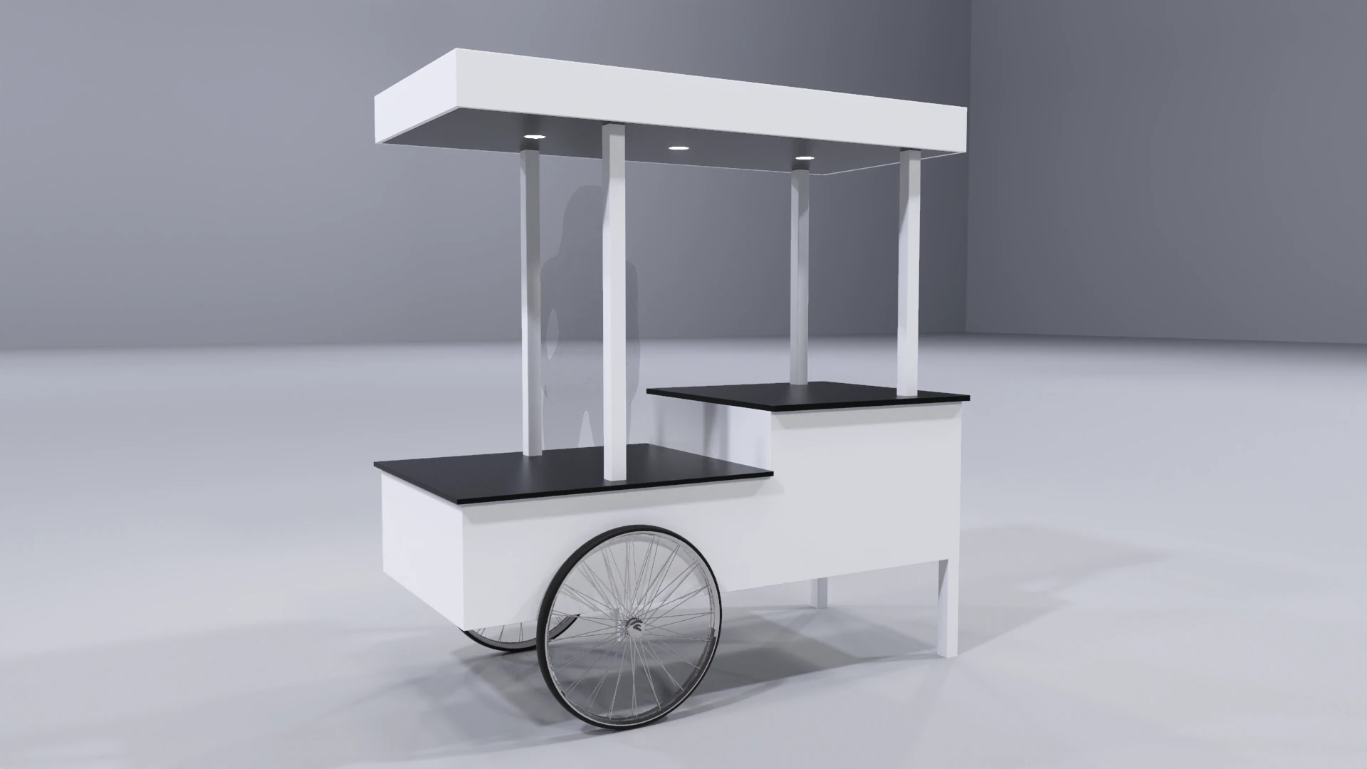 Pop Up Cart 3 3D Model .c4d .max .obj .3ds .fbx .stl .blend