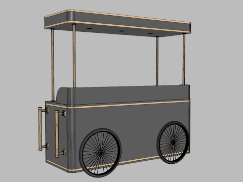 Pop Up Cart 4 3D Модель