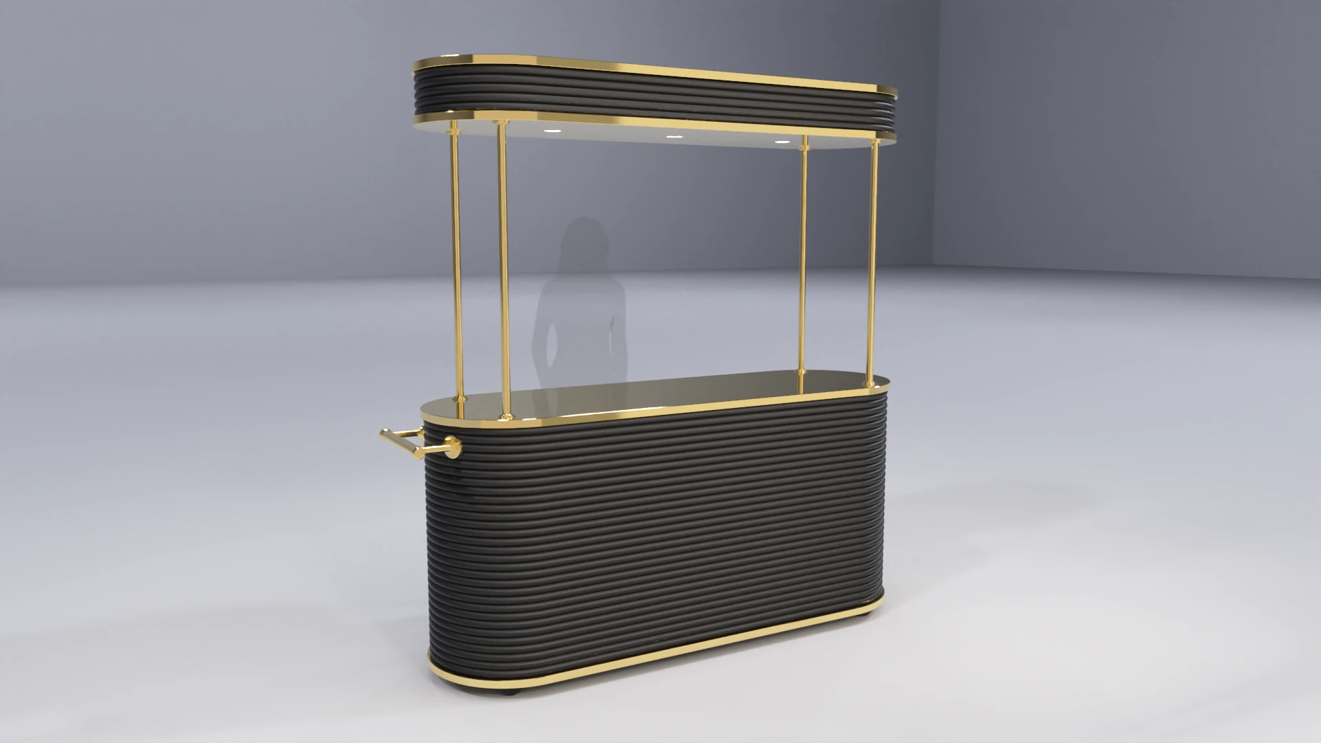 Pop Up Cart 6 3D Model .c4d .max .obj .3ds .fbx .stl .blend