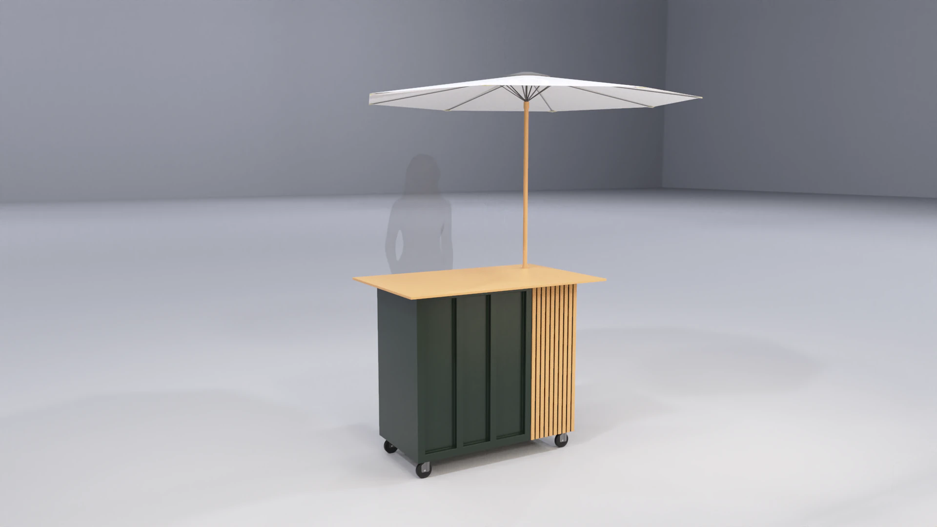 Pop Up Cart 8 3D Model .c4d .max .obj .3ds .fbx .stl .blend