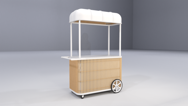 Pop Up Cart 9 Modello 3D .c4d .max .obj .3ds .fbx .stl .blend