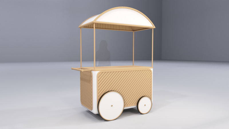 Pop Up Cart 10 3D 模型 .c4d .max .obj .3ds .fbx .stl .blend