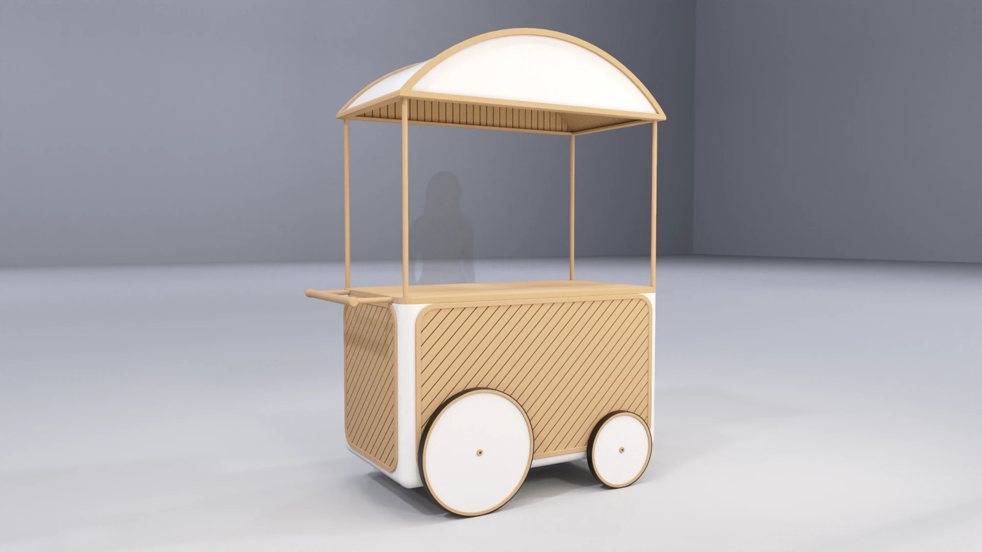 Pop Up Cart 10 3D Model .c4d .max .obj .3ds .fbx .stl .blend 