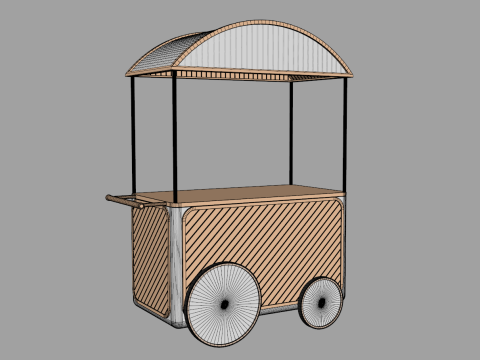 Pop Up Cart 10 3D 模型