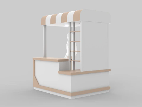 A&ccedil;ılır Durak 3D Model