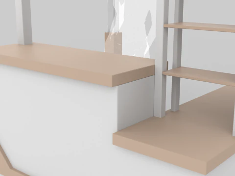 A&ccedil;ılır Durak 3D Model