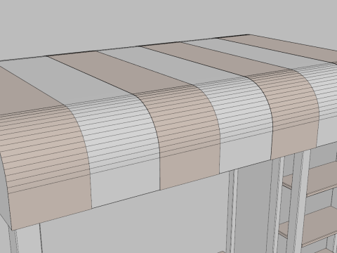 Pop Up Stall 3D Модель