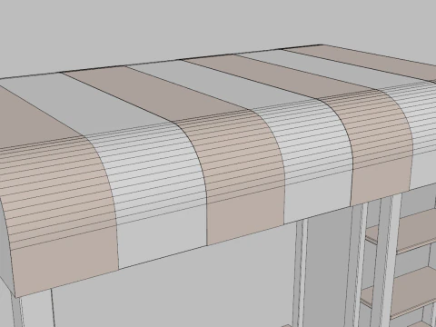 A&ccedil;ılır Durak 3D Model