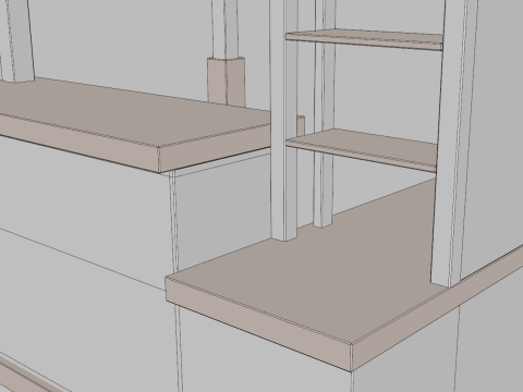 Pop Up Stall 3D Модель