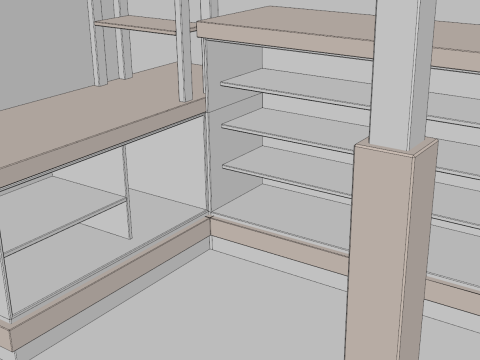Pop Up Stall 3D Модель