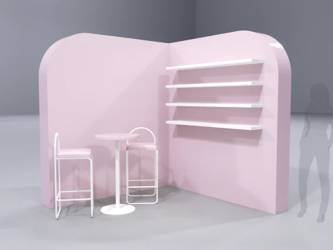 Stand Pop Up 1 Model 3D