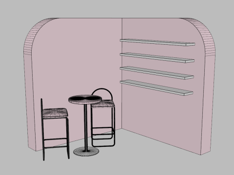 Pop Up Stand 1 3D Модель