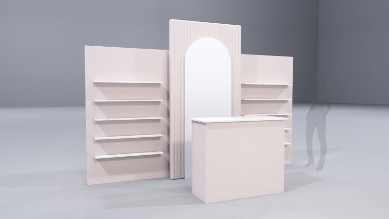 Pop Up Stand 4 3D Modell .c4d .max .obj .3ds .fbx .stl .blend