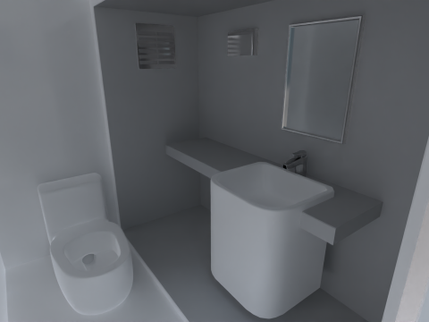 Portable Restroom Trailer Model 3D