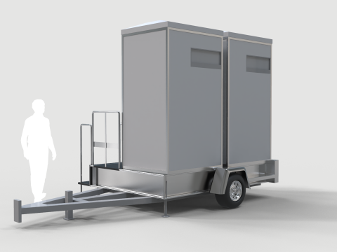 Portable Toilets 3Dモデル