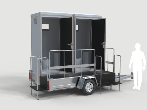 Portable Toilets 3Dモデル