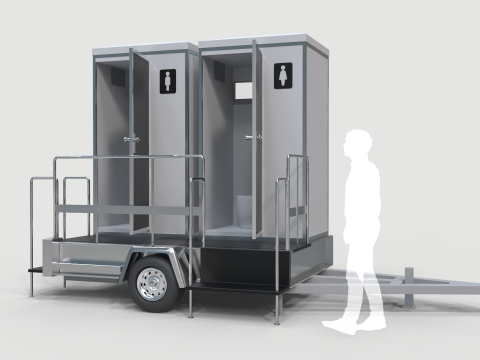 Portable Toilets 3Dモデル