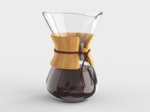 Pour Over Coffee Maker Modello 3D