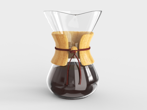 Pour Over Coffee Maker Model 3D