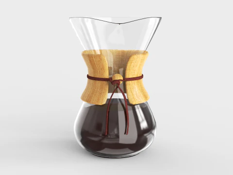 Pour Over Coffee Maker 3D Model