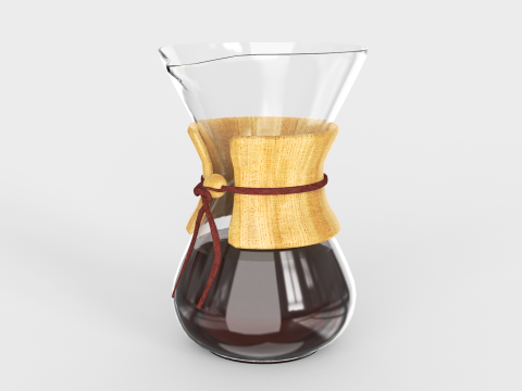 Pour Over Coffee Maker Model 3D