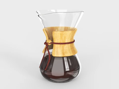 Pour Over Coffee Maker 3D Model