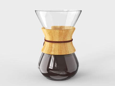 Pour Over Coffee Maker Model 3D