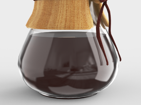 Pour Over Coffee Maker Model 3D
