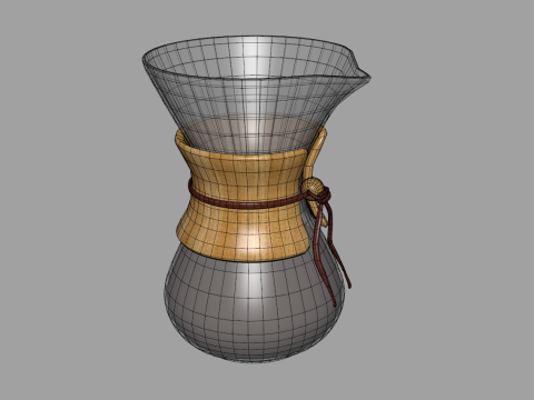 Pour Over Coffee Maker Model 3D