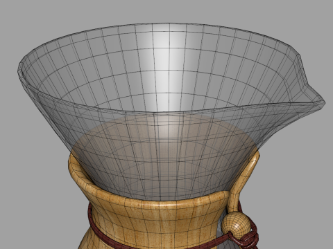 Pour Over Coffee Maker Model 3D