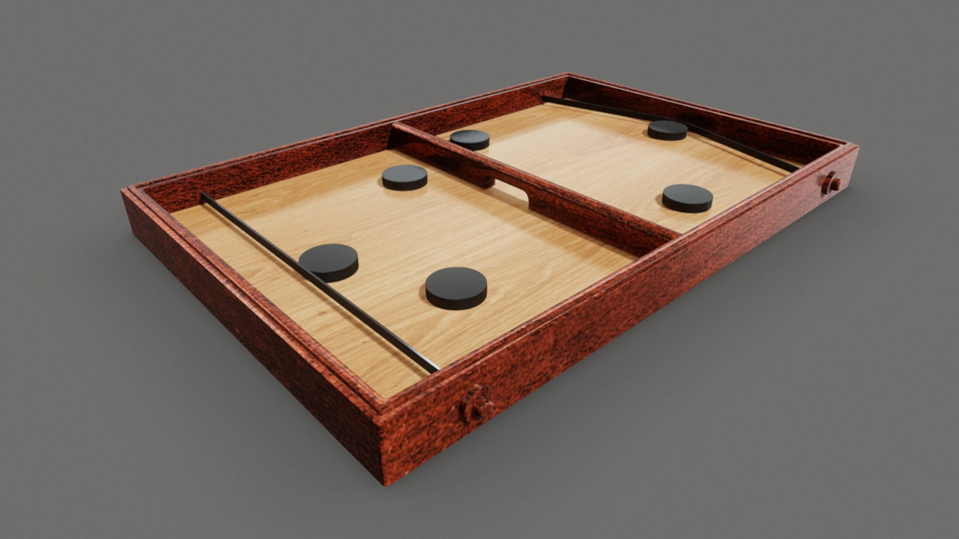 Pucket Tabletop Game 3D Model .c4d .max .obj .3ds .fbx .stl .blend