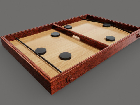 Pucket Tabletop Game Model 3D