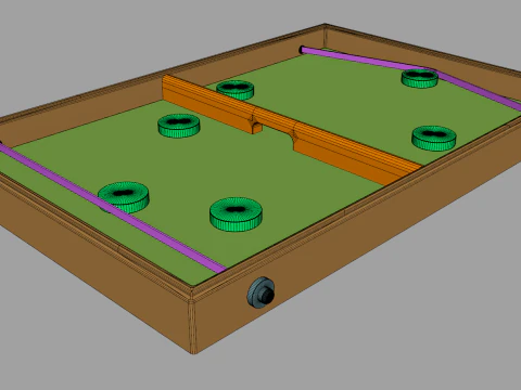 Pucket Tabletop Game 3D Model