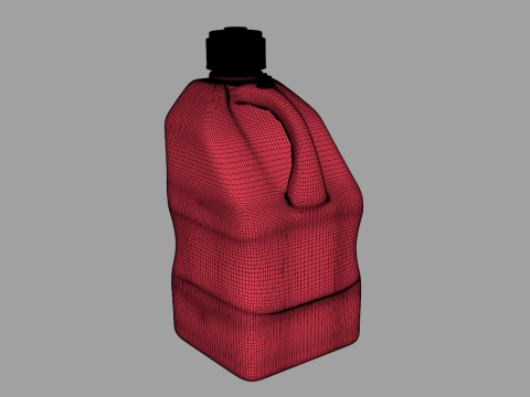 Racing 5 Gallon Fuel Jug 3D Model