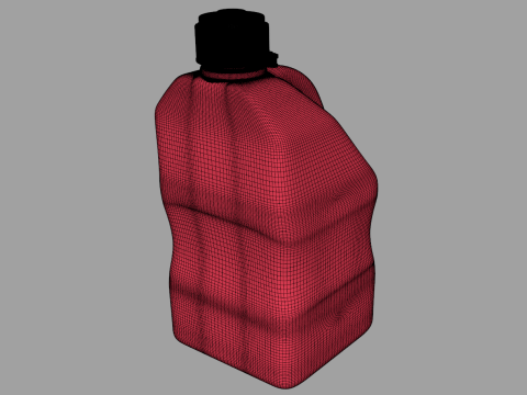 Racing 5 Gallon Fuel Jug 3D Model