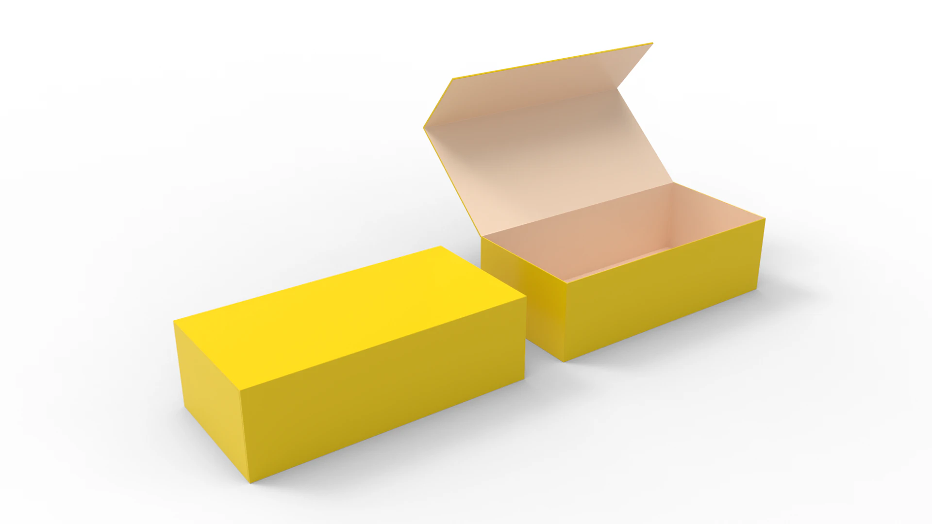Rectangular Magnetic Box 3D Model .c4d .max .obj .3ds .fbx .stl .blend 