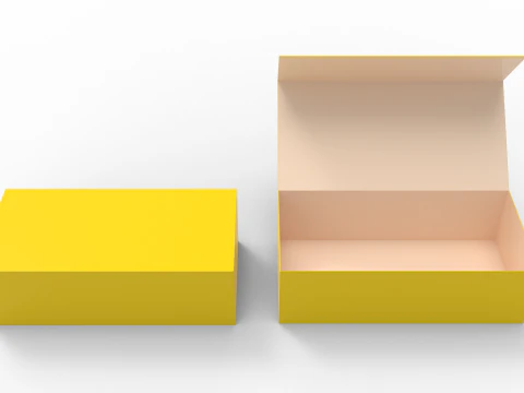 Rectangular Magnetic Box 3D Model