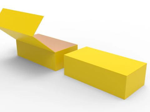 Rectangular Magnetic Box 3D Model