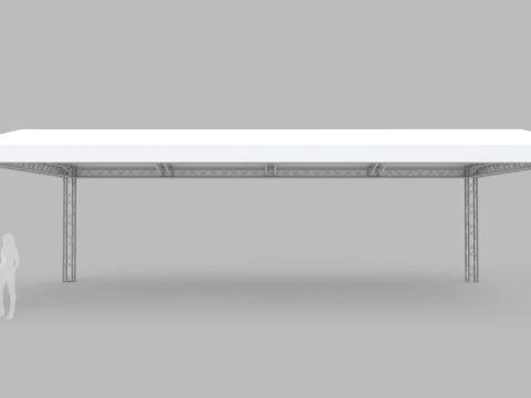 Rectangular Tent 12x6 Meters 3D मॉडल
