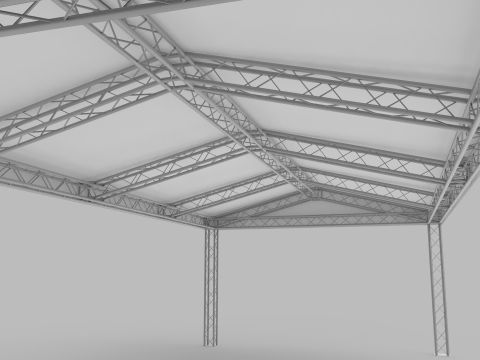 Rectangular Tent 12x6 Meters 3D मॉडल