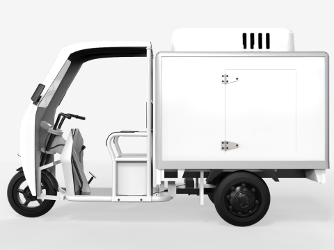 Refrigerated Tricycle Modello 3D