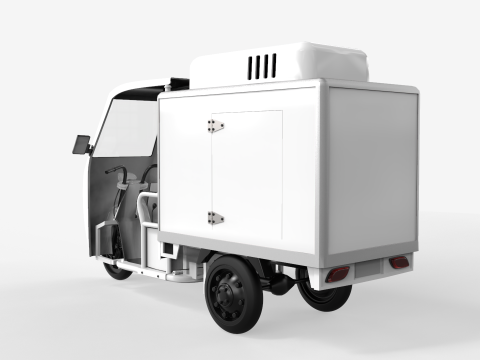 Refrigerated Tricycle Modello 3D