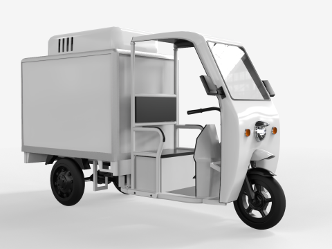 Refrigerated Tricycle Modello 3D
