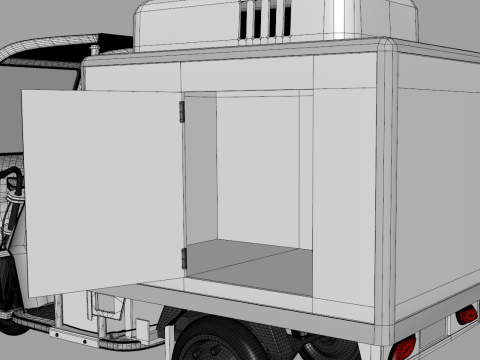Refrigerated Tricycle Modello 3D