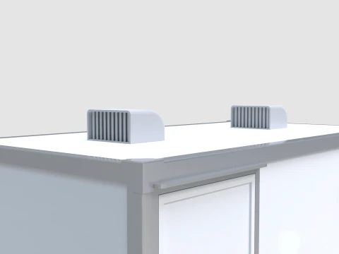 Restroom Trailer 3D Model