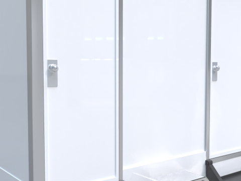 Restroom Trailer 3Dモデル