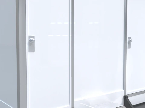 Restroom Trailer 3D Model