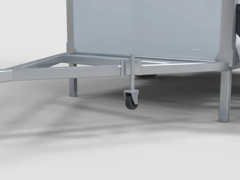 Restroom Trailer 3D Model