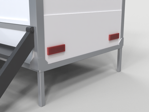 Restroom Trailer 3Dモデル