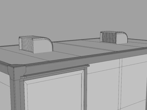 Restroom Trailer 3D Model